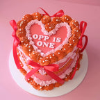 Vintage Heart Cake | Sprinkle-tastic & Coquette