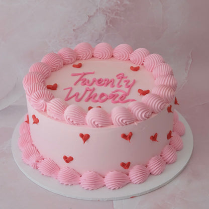 Chic Round Vintage Cake