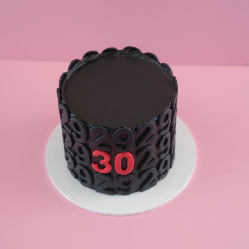 The Milestone Number Cake