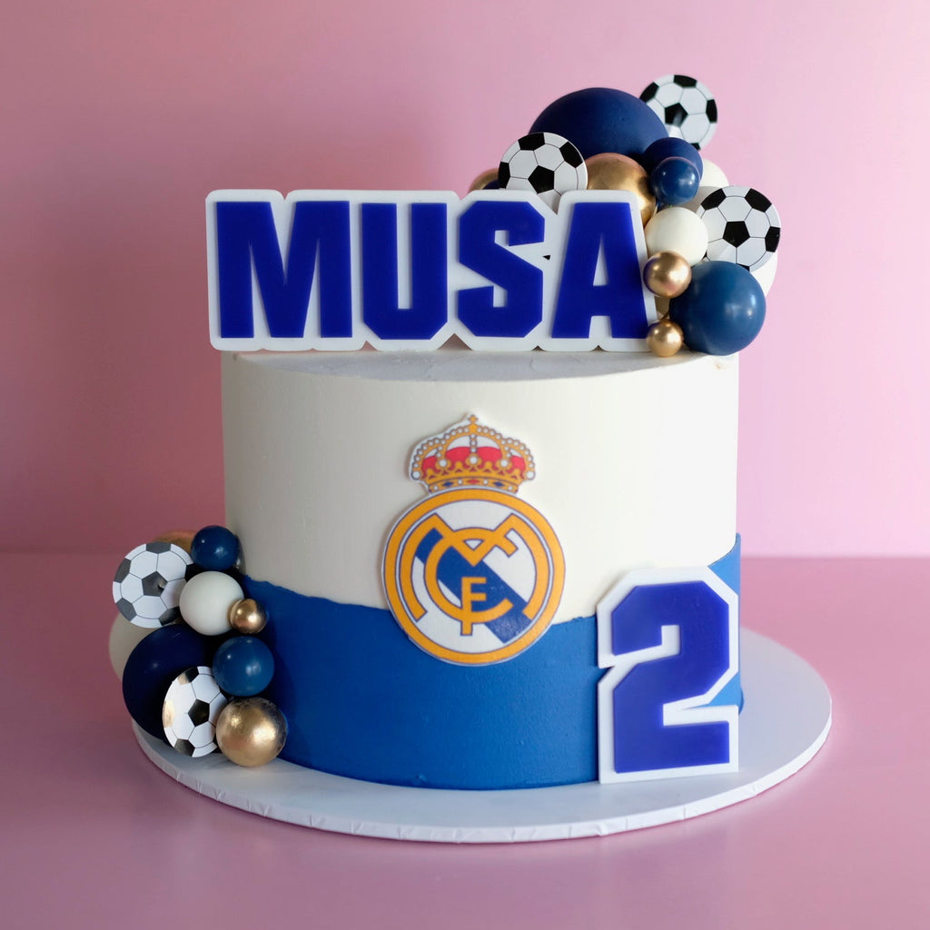 Real Madrid Soccer | Themed Novelty Cake