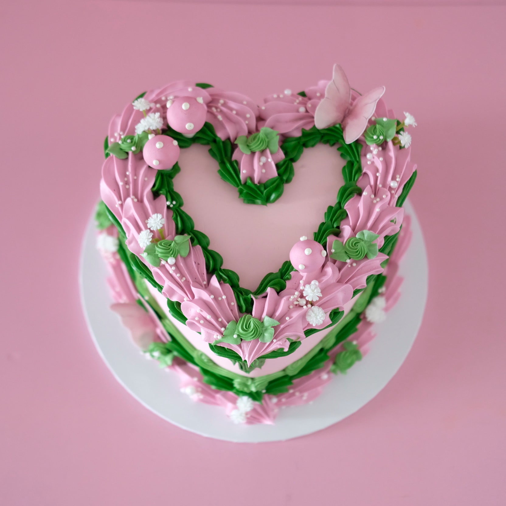 Vintage Heart Cake | Fairy Theme