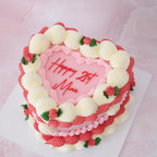 Vintage Heart Cake | La Vie en Rose