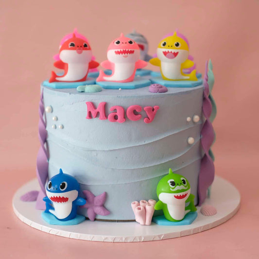 Baby Shark Ocean Theme Cake