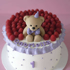 Furry Bear Cake | Rasp-BEAR-y