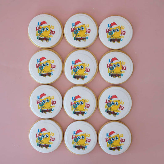 SpongeBob SquarePants | Christmas Fondant Sugar Cookies