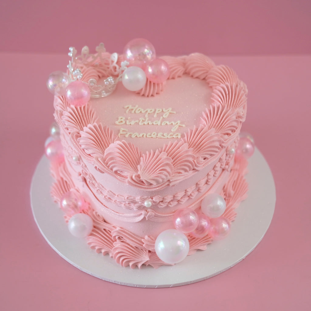 Vintage Heart Cake | Glinda the Good