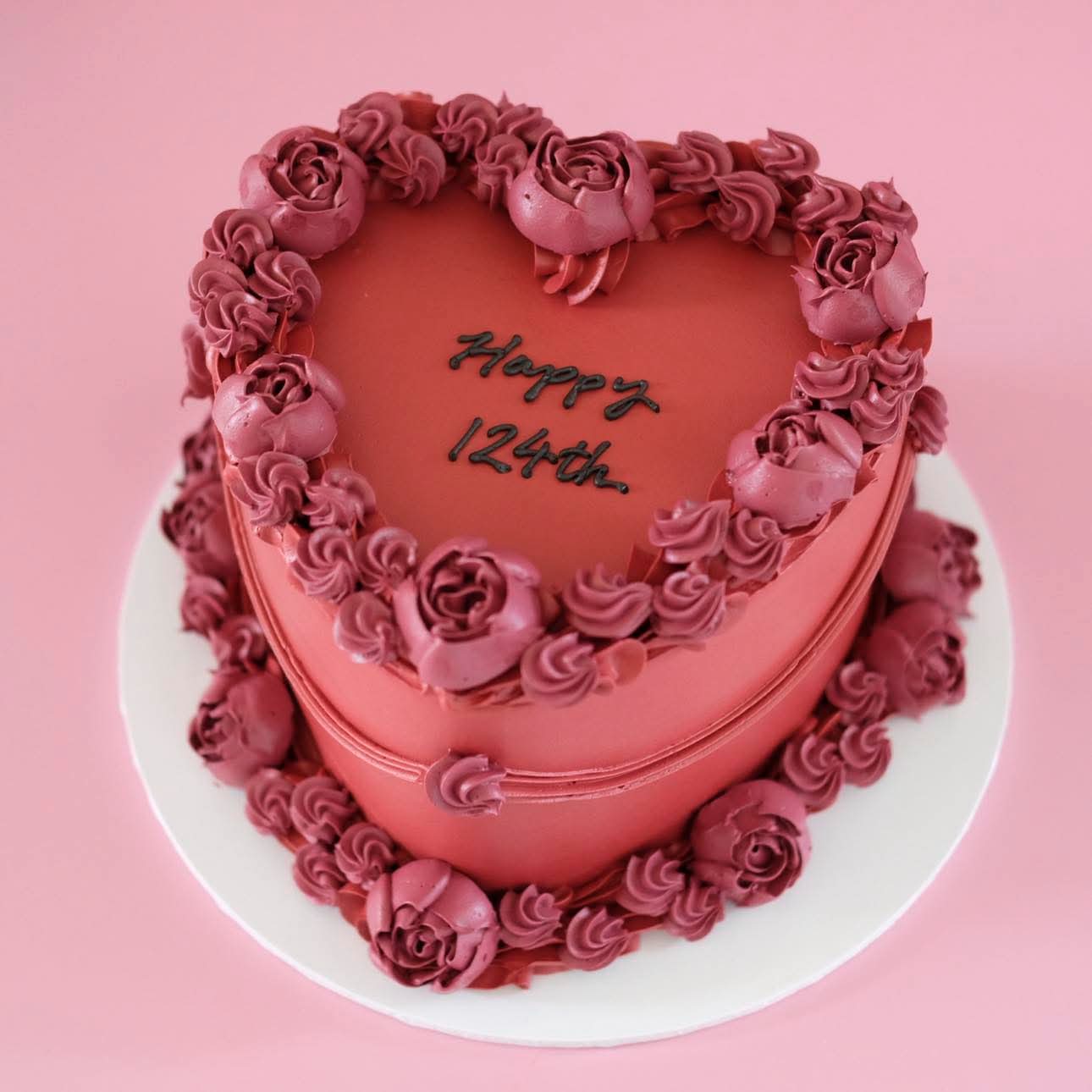 Gateau Aux Roses Buttercream Vintage Cake