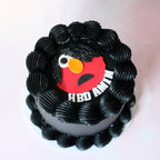 Vintage Round Cake | Emo Elmo Theme