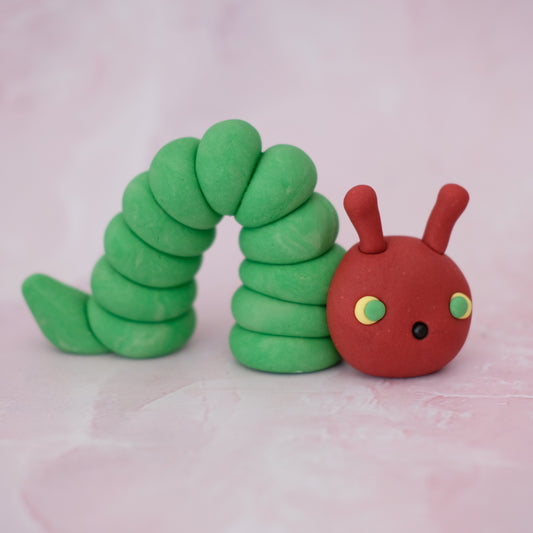 Hungry Caterpillar Sugar Fondant Cake Topper