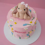 Bunny Floral Garden Cake