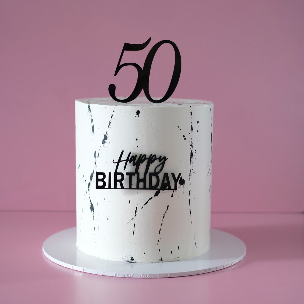 The Modern Splatter Cake