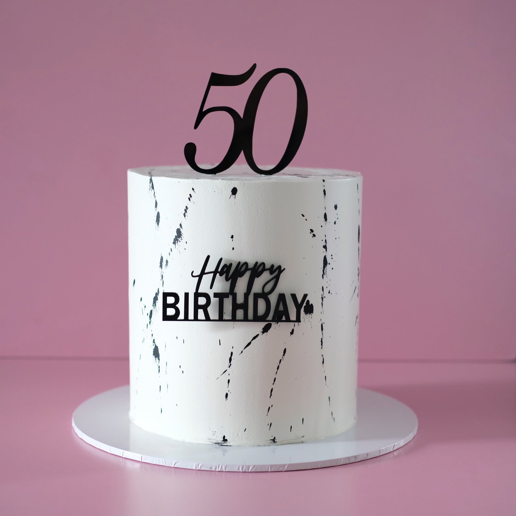 The Modern Splatter Cake