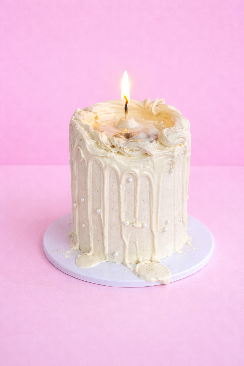 Melted Candle Cake