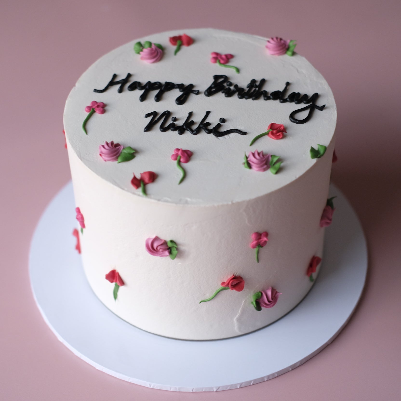 Springtime Fever Round Buttercream | Doodle Cake