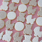 Assorted Bear Baby Shower | Fondant Sugar Cookies