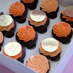 Custom Gold Topper Cupcakes | Box of 12