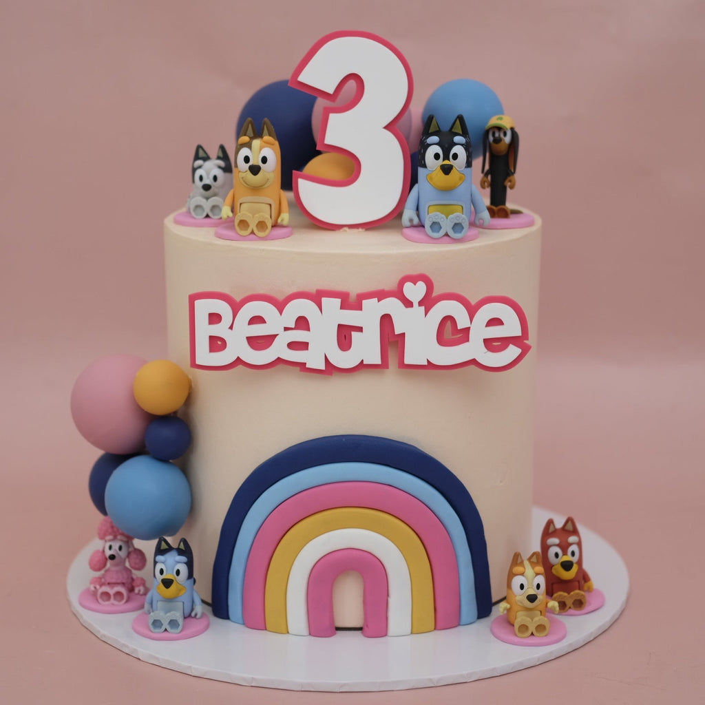 Bluey Bingo Rainbow | Themed Novelty Cake