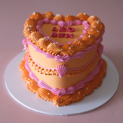 Vintage Heart Cake | Sprinkle-tastic!