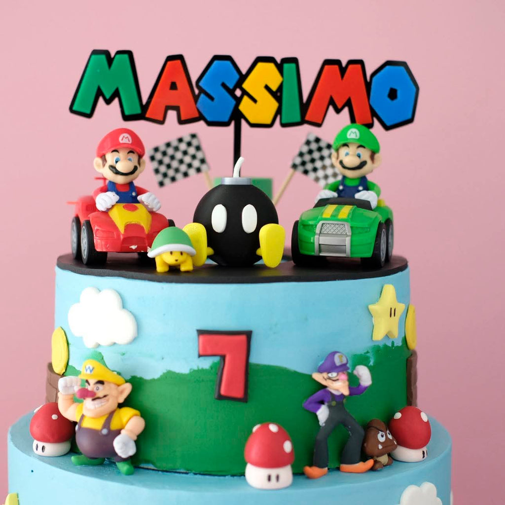 2 Tier Nintendo Super Mario Kart Cake | Themed Novelty Cake