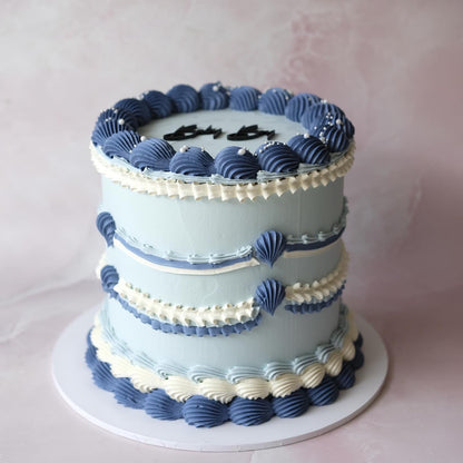 Round Vintage Cake | Elegant