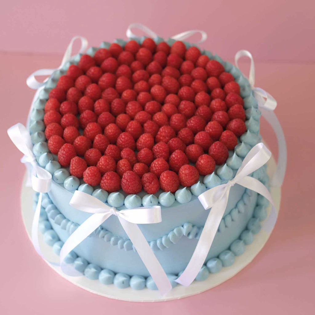 Vintage Round Cake | Fresh Raspberry & Coquette - DOLLY