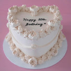 Gateau Aux Roses Buttercream Vintage Cake