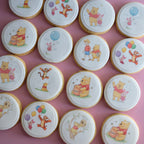 Winnie The Pooh | Fondant Sugar Cookies | 12 Pack