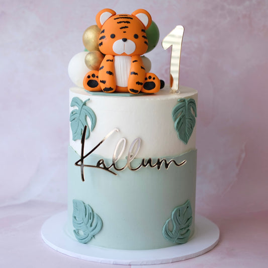 Tiger Jungle Novelty Custom Cake