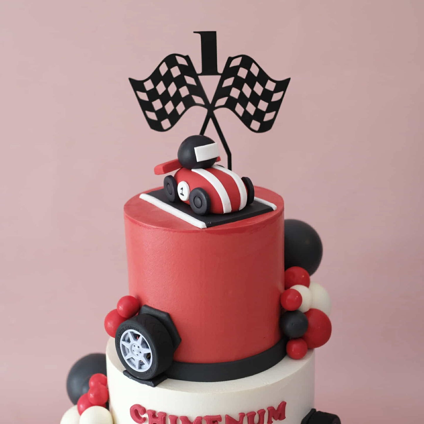 Race Car Themed Cake