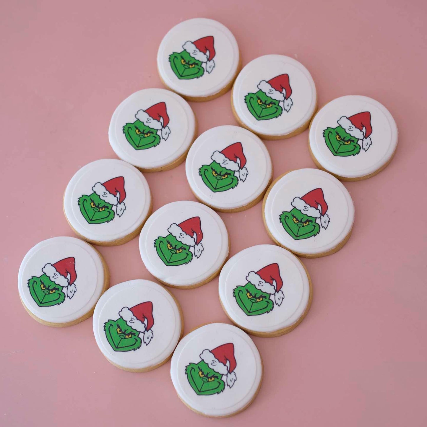 Grinch | Christmas Fondant Sugar Cookies