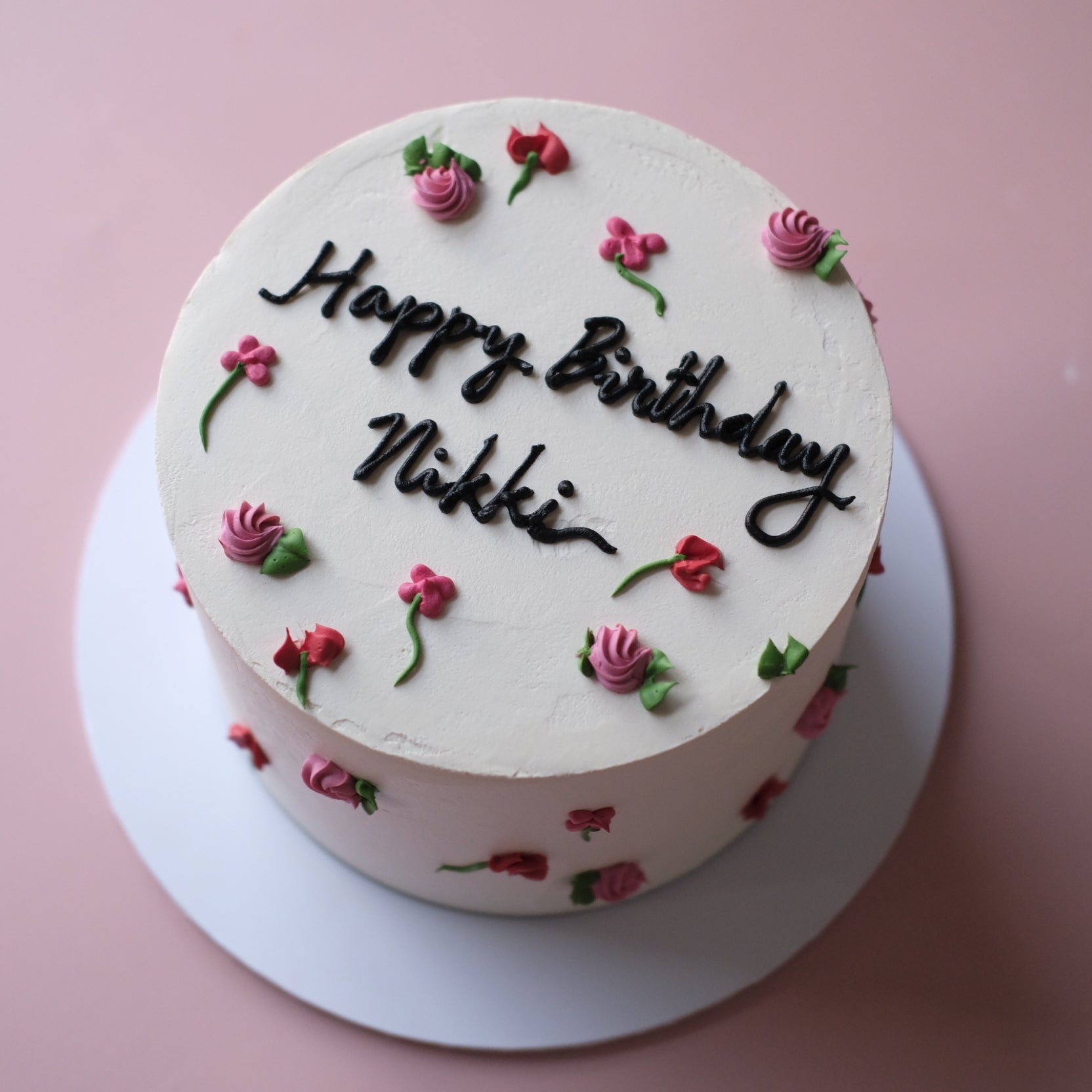 Springtime Fever Round Buttercream | Doodle Cake