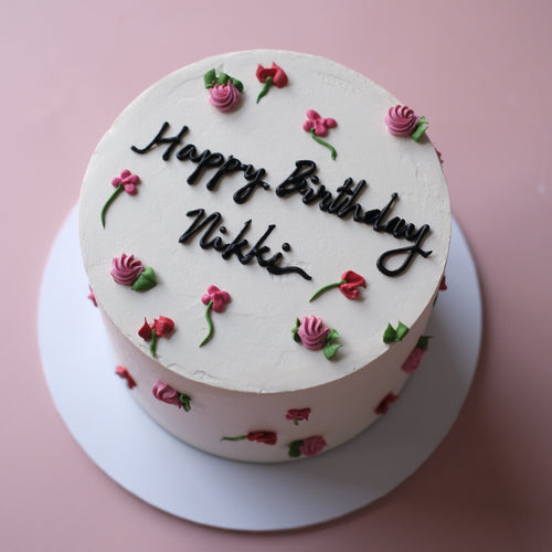 Springtime Fever Round Buttercream | Doodle Cake