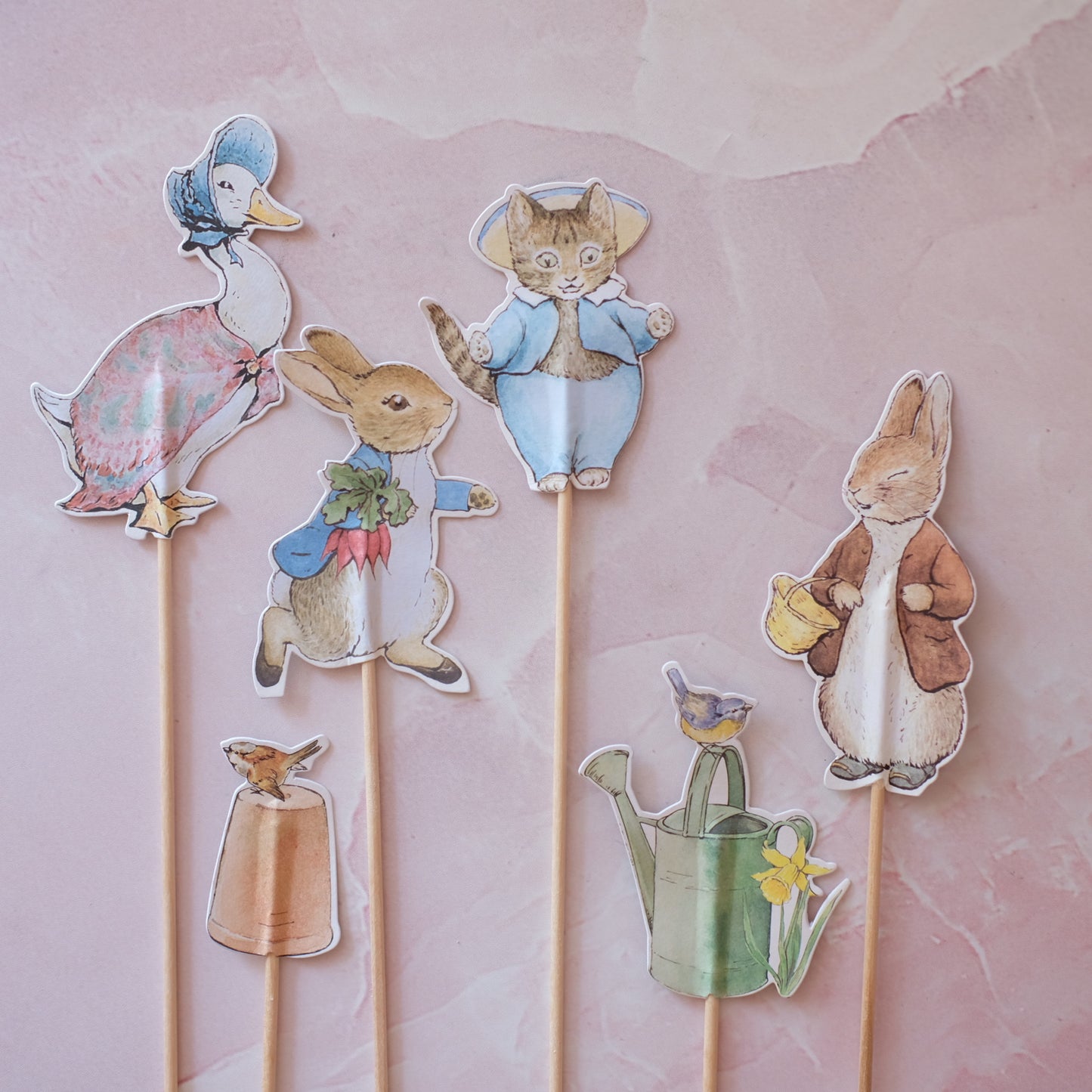 Peter Rabbit & Friends Craft Cake Topper