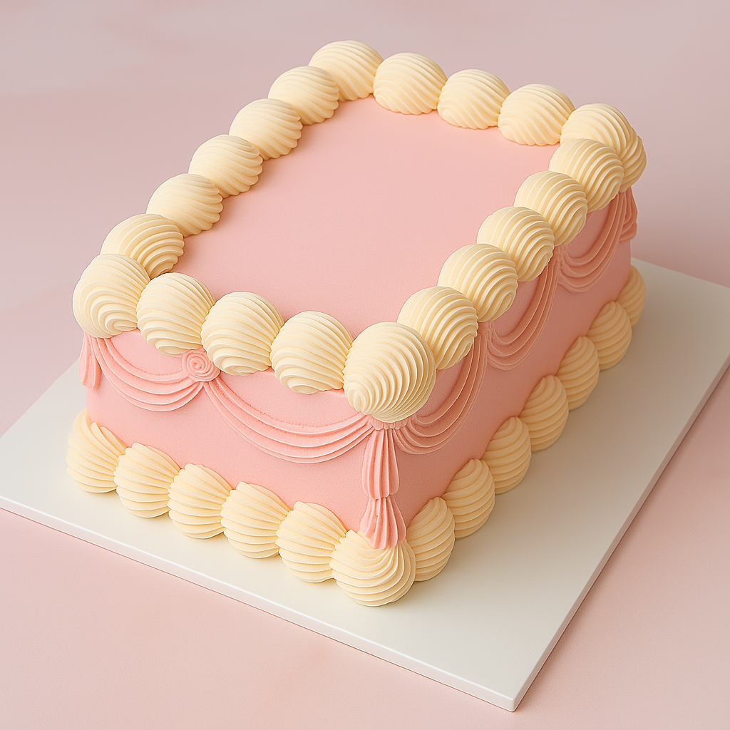 Vintage Sheet Cake | Polychrome