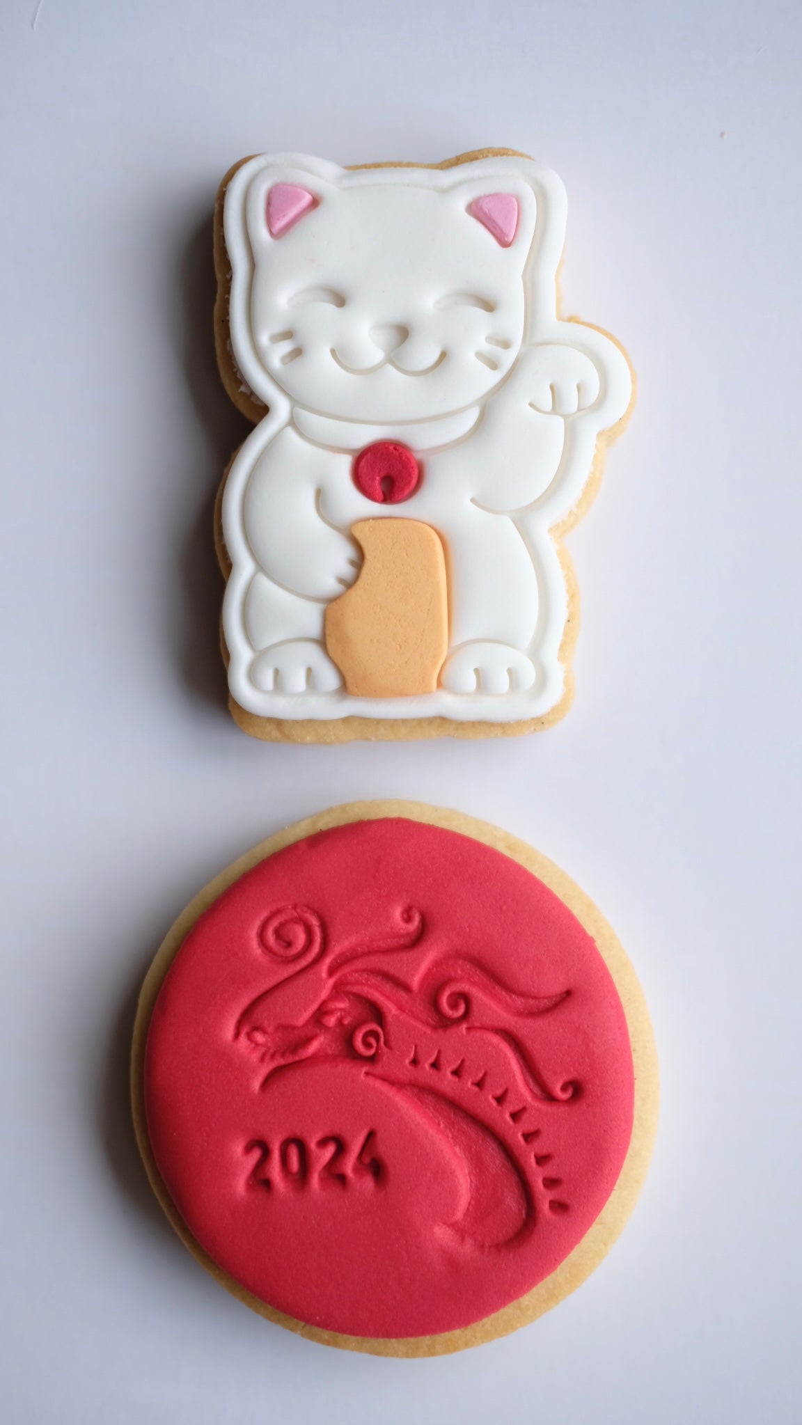 Lucky Cat & Dragon Head Sugar Cookie Gift Box