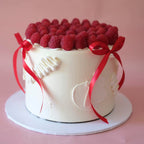 Fresh Raspberry & Coquette | Squiggle Cake
