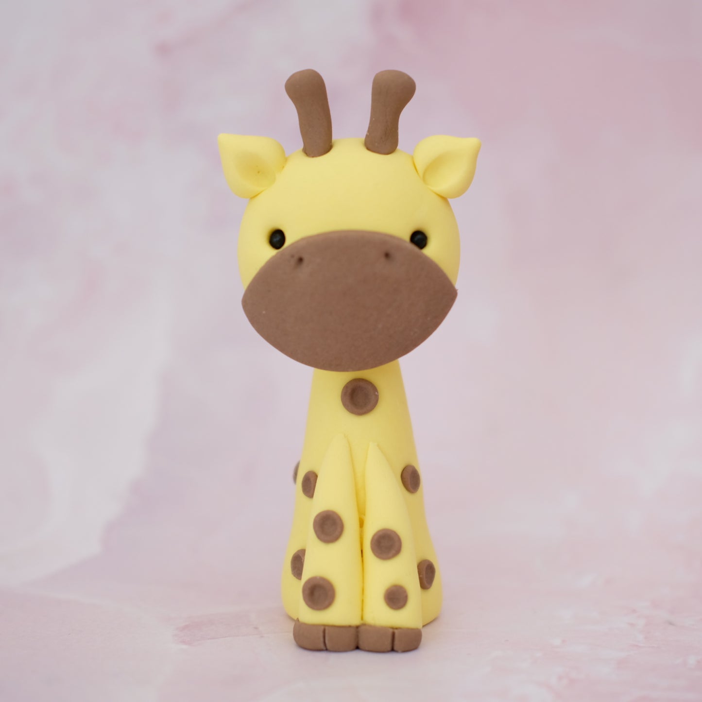 Giraffe Sugar Fondant Cake Topper