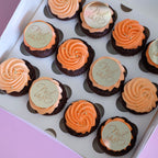 Custom Gold Topper Cupcakes | Box of 12
