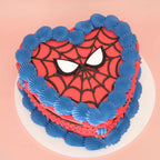Spiderman Vintage Heart Cake