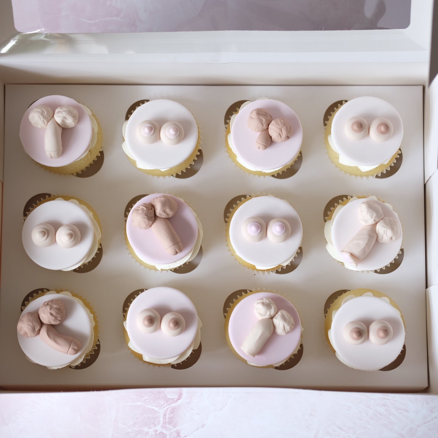 Penis & Boobs Cupcakes