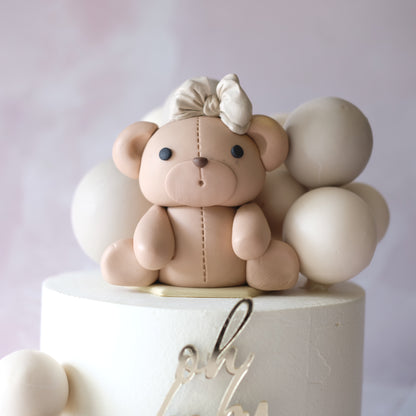 Cute Bear & Balloon Cake