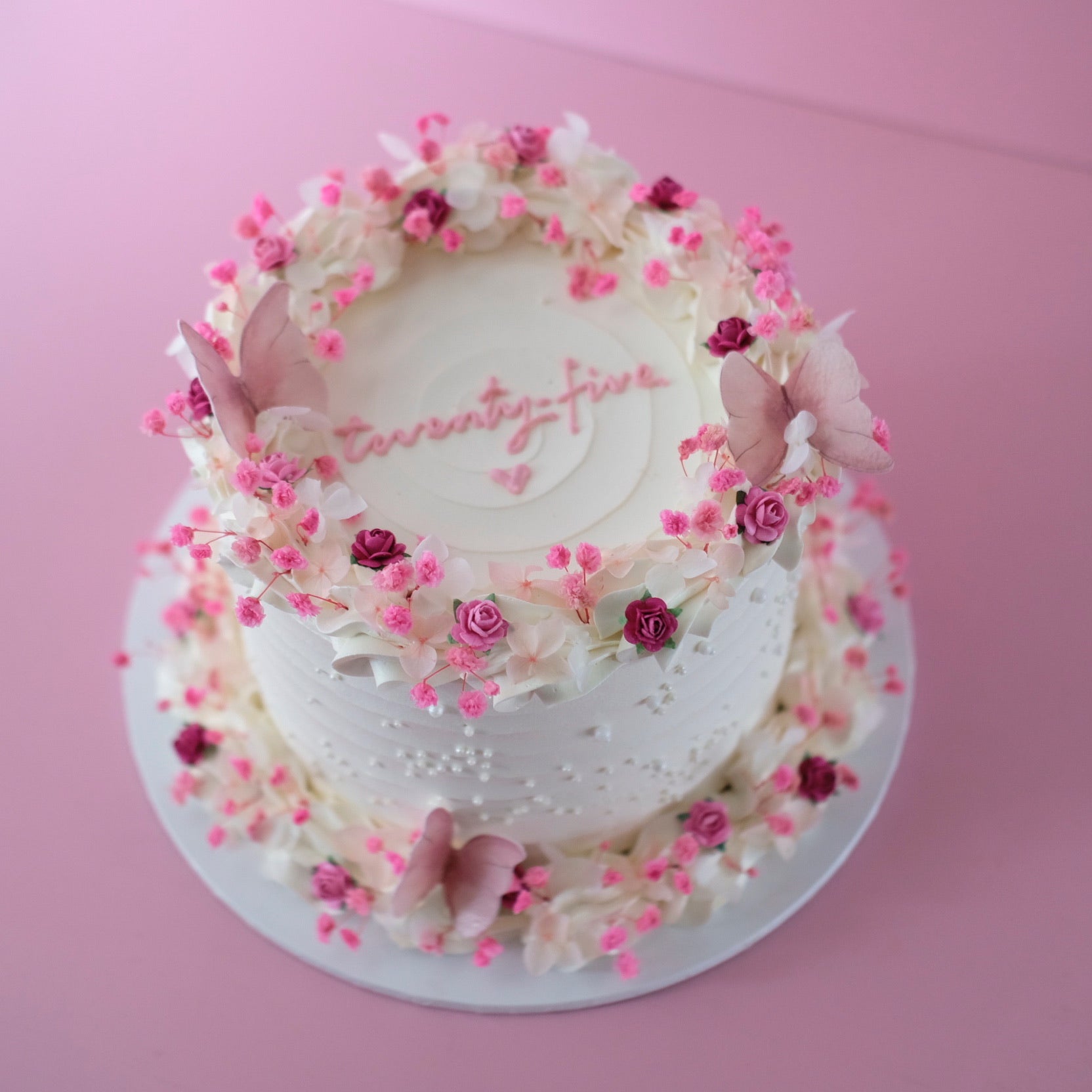 Enchanted Round Vintage Cake | PINK
