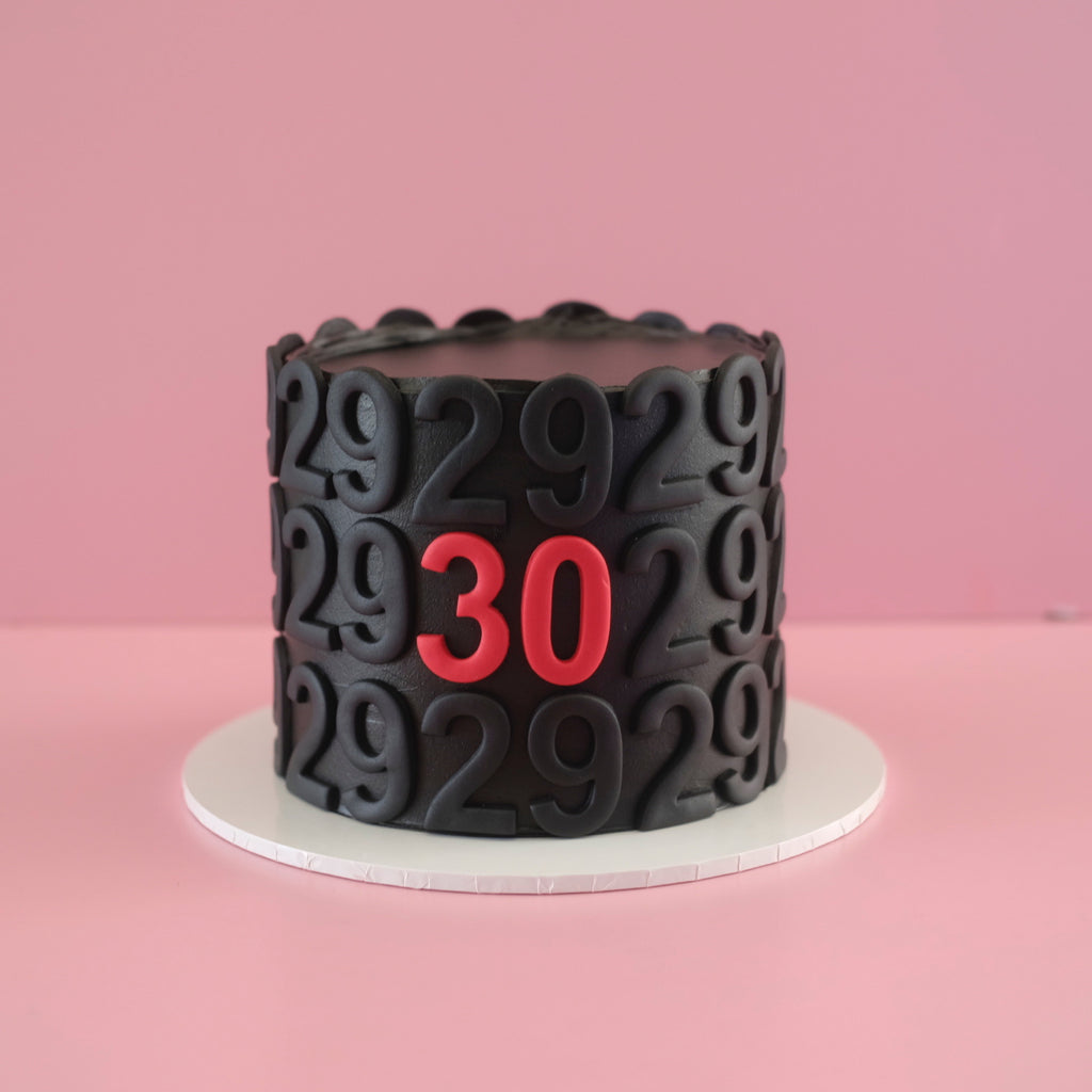 The Milestone Number Cake