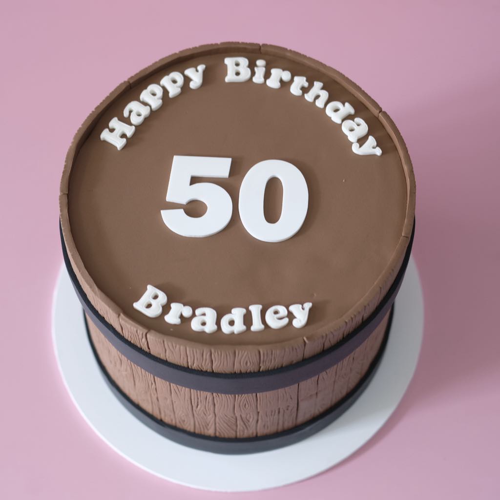 The Gentlemen's Barrel | Themed Novelty Cake