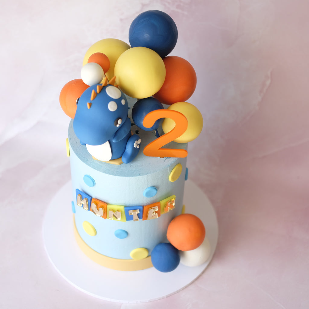 Dinosaur & Balloon Cake