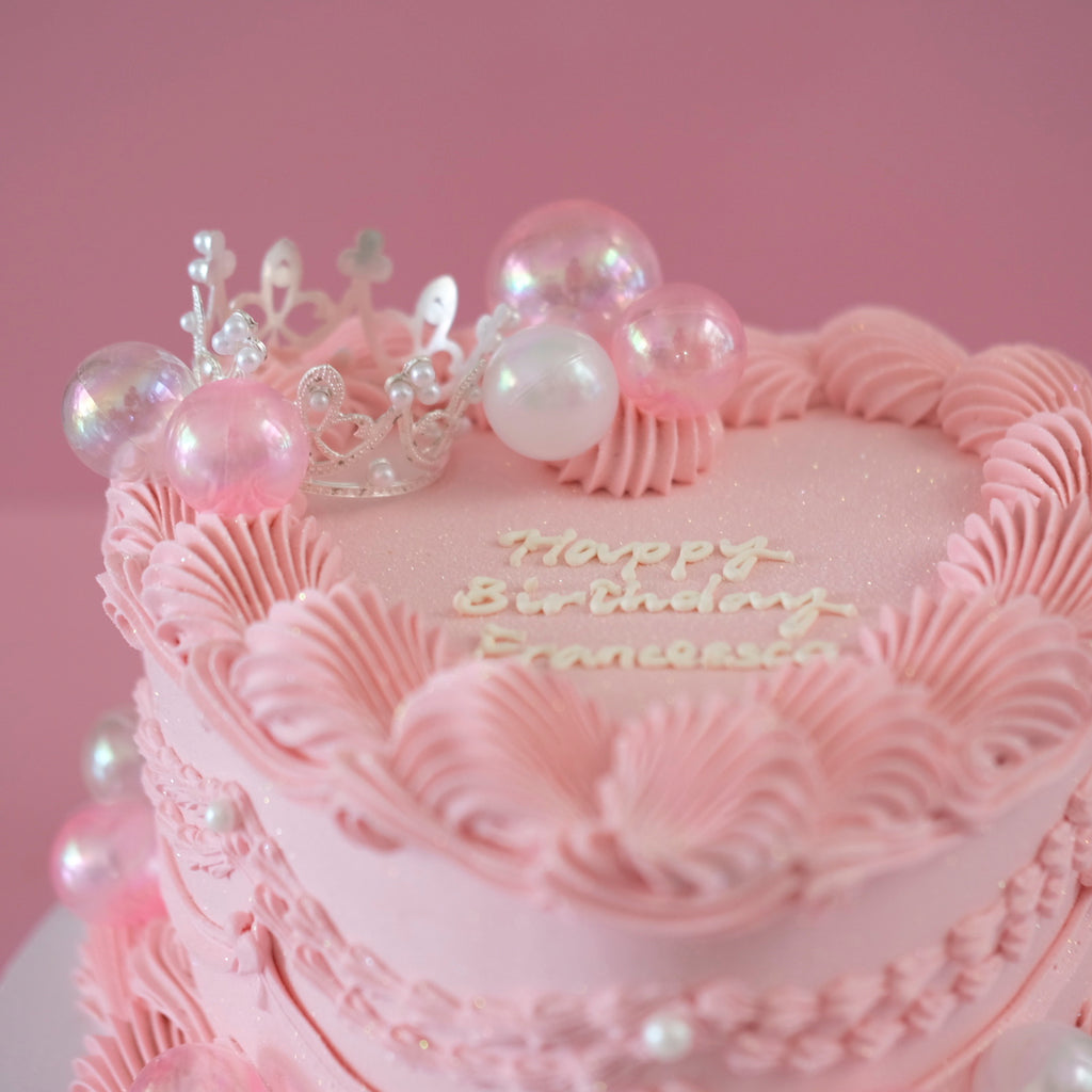 Vintage Heart Cake | Glinda the Good