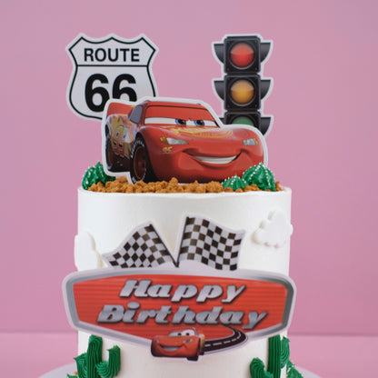 Lightning McQueen “Route 66” Cars | Themed Novelty Cake