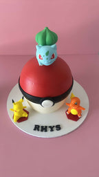 Poke Sphere Cake