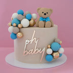 Furry Bear & Balloon Cake