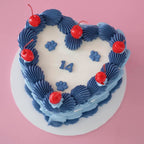 Vintage Heart Cake | PAWfect Cherries